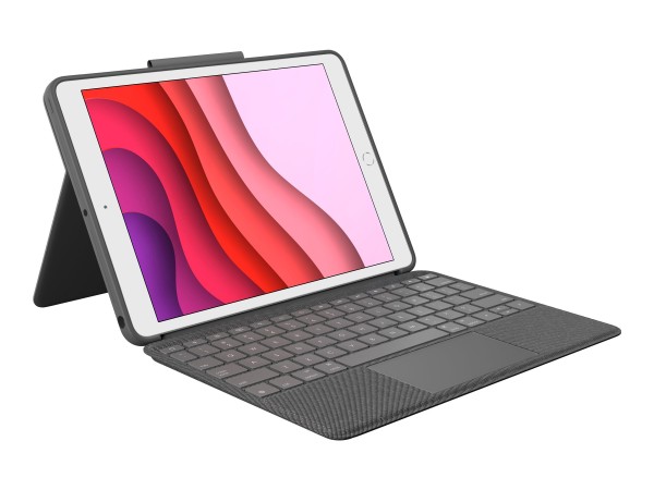 LOGITECH Combo Touch - Tastatur und Foliohülle - mit Trackpad - hintergrund 920-009627