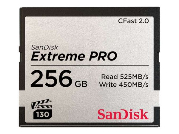 SANDISK COMPACTFLASH CARD 256GB SDCFSP-256G-G46D