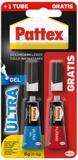 Pattex Sekundenkleber Ultra Gel + 3 g Flüssig GRATIS