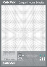 CANSON technisches Zeichenpapier, DIN A3, 90/95 g/qm