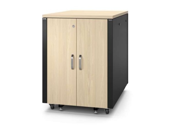 APC NetShelter Soundproof Server Rack 17U 230V 1000H x 750W x 1134D mm Mapl AR4017IA