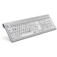 LOGIC-KEYBOARD LOGIC-KEYBOARD XLPrint - USB - Büro - QWERTY - UK Englisch - Verkabelt - PC / Server (