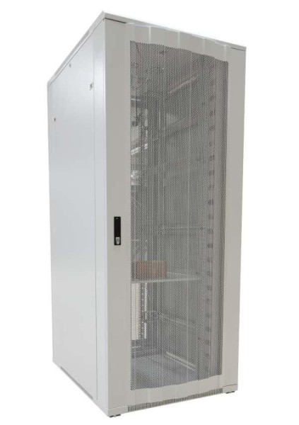 ALLNET ALLNET 19""Schrank, 42HE, B800/T1200mm, perforierte Blechtüren, Lichtgrau, SNB-Serie