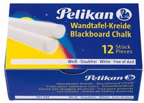 Pelikan Wandtafelkreide 755/12, weiß, Kartonetui