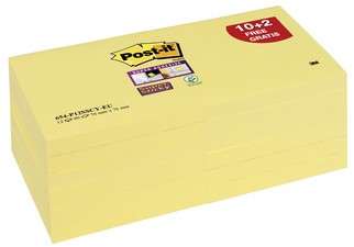 Post-it Haftnotizen Super Sticky Notes, 47,6 x 47,6 mm