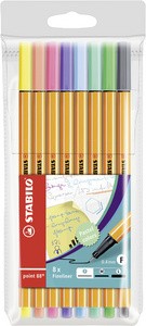 STABILO Fineliner point 88, 8er Kunststoff-Etui