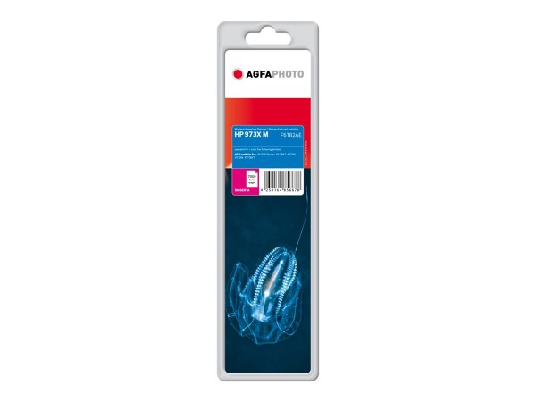 AGFAPHOTO Ink Cart.replaces HP Ink F6T82AE No.973x magenta für HP PageWide APHP973XM