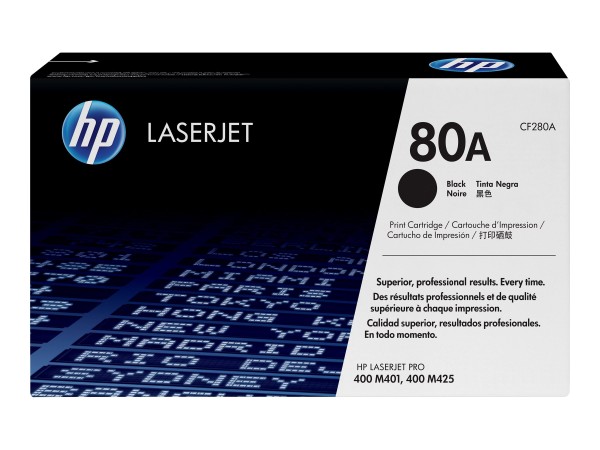 HP 80A Schwarz LaserJet Tonerpatrone (CF280A) CF280A