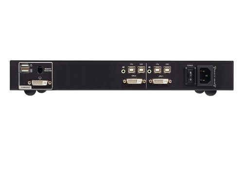 ATEN CS1182D4C 2-Port USB 4K DVI Secure KVM mit Card Reader CS1182D4C