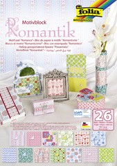 folia Motivblock "Romantik", 240 x 350 mm, 26 Blatt