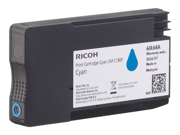 RICOH Patrone IJM C180F cyan 1600 Seiten 408518