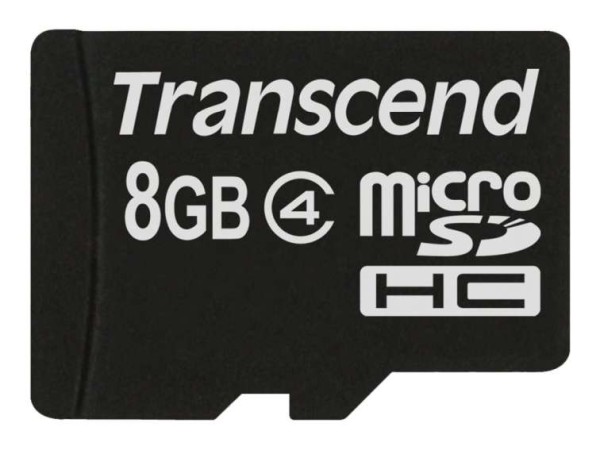 TRANSCEND SDHC CARD MICRO 8GB CLASS 4 TS8GUSDC4