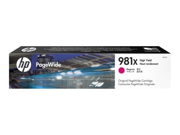 HP 981X Magenta PageWide Tintenpatrone L0R10A
