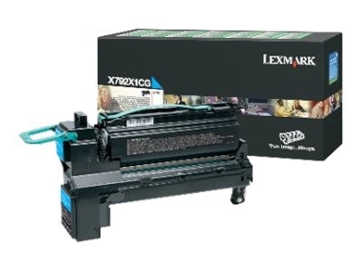LEXMARK Besonders hohe Ergiebigkeit Cyan Tonerpatrone LRP 24B5832