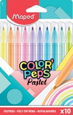 Maped Fasermaler COLOR'PEPS Pastel, 10er Kartonetui