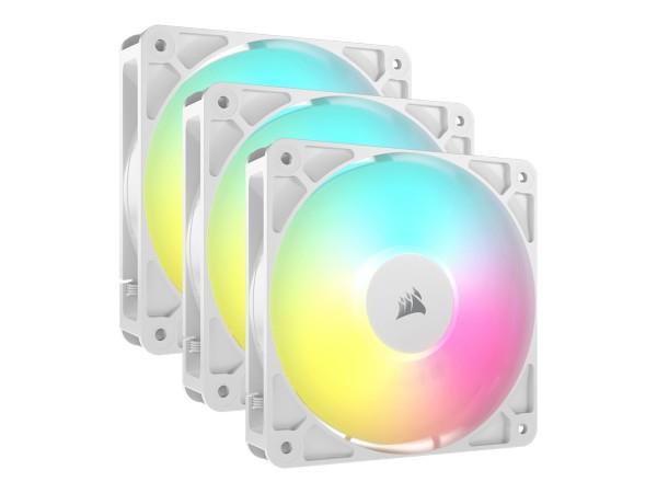 CORSAIR Lüfter 120*120*25 RS120 WHITE ARGB PWM Triple Pack CO-9050185-WW