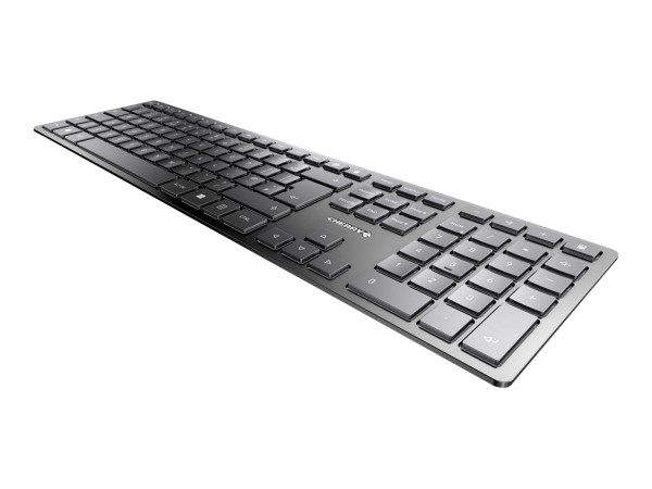 CHERRY CHERRY TAS KW 9100 SLIM Wireless CS-Layout schwarz/silber