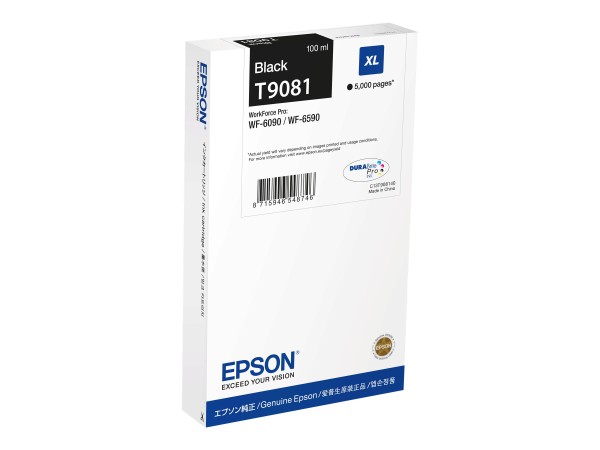 EPSON WF-6xxx Ink Cartridge BK XL C13T90814N
