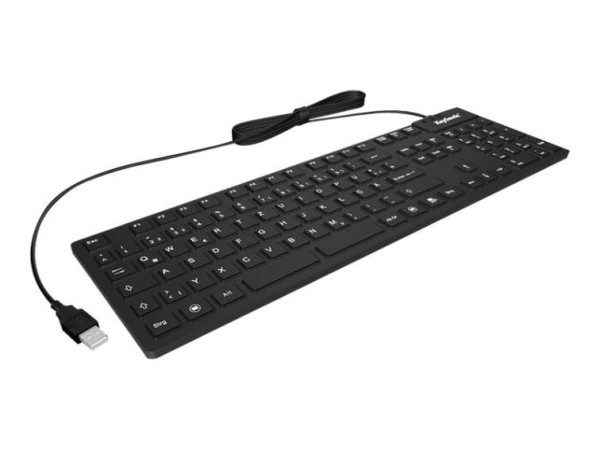 KEYSONIC Tas Keysonic KSK-8030IN (UK) Industrietastatur 105T black 28084