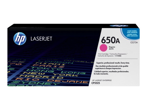 HP 650A Magenta LaserJet Tonerpatrone (CE273A) CE273A