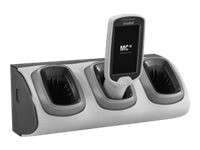 ZEBRA 3-Slot High Density Locking Cradle - Handheld-Ladestation (CRD-MC18-3 CRD-MC18-3SLCKH-01