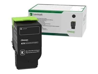 LEXMARK Toner C232HK0 Rückgabe-Tonerkassette Schwarz mit hoher Kapazität C232HK0