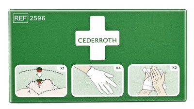 CEDERROTH Erste-Hilfe-Schutzpaket, 3-teilig