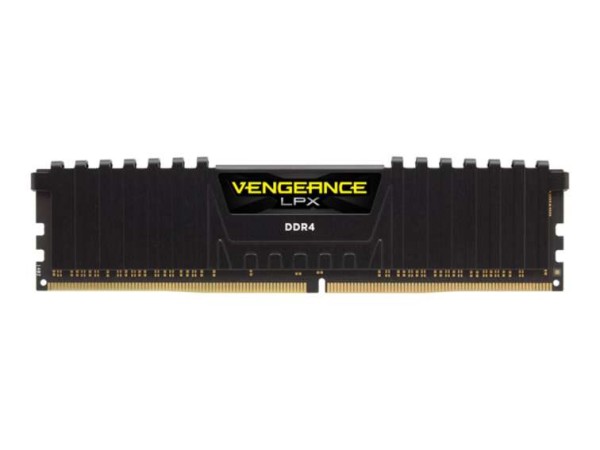 CORSAIR Vengeance LPX Black 16GB CMK16GX4M1D3000C16