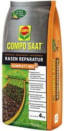 COMPO SAAT Rasen-Reparatur Komplett Mix+, 4 kg für 20 qm