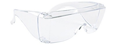 HYGOSTAR Schutzbrille für Brillenträger, transparent