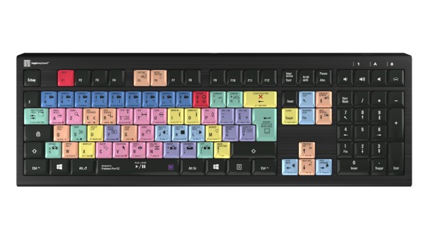 LOGIC-KEYBOARD LKB-PPROCC-A2PC-FR Tastatur USB QWERTY Französisch Schwarz LKB-PPROCC-A2PC-FR
