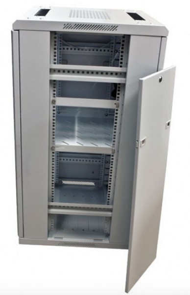 ALLNET ALLNET 19""Schrank, 42HE, B800/T 900mm, Glastür, Lichtgrau, SNB-Serie,