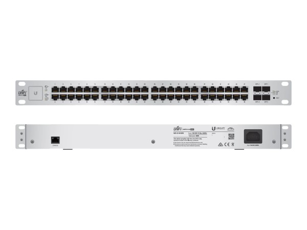 UBIQUITI NETWORKS UniFi Switch 48, 500W, 48 Gigabit P., 2 SFP+, 2 SFP