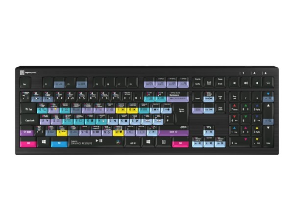 LOGIC-KEYBOARD Logickeyboard Davinci Resolve 17 Astra 2 - Tastatur - hinter LKB-RESB-A2PC-UK