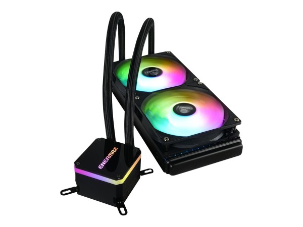 ENERMAX ELC-LMT240-ARGB AIO Cooler mit ARGB Dual-Convex Luefter 12cm. Aurab ELC-LMT240-ARGB