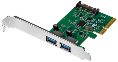 LogiLink USB 3.2 PCI-Express Karte, 2 Port, 10 GBit/Sek.