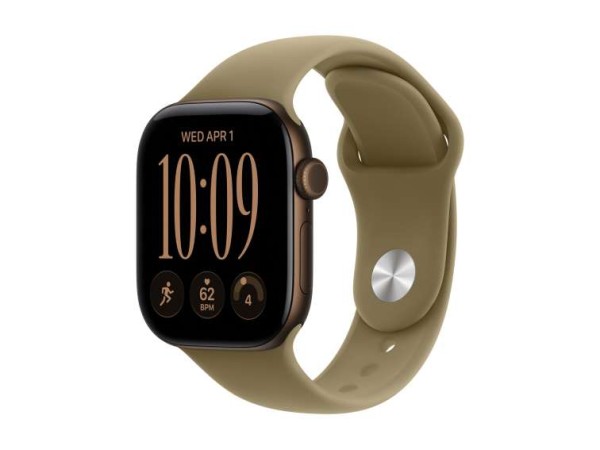 APPLE Watch S12 Aluminium Cellular 42mm Dunkelbronze (Sportarmband oliv) M/ MJG54ZR/A