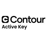 CONTOUR CONTOUR ACTIVE KEY Industry 4.0 Compact Ultraflat Trackball Keyboard USB Light Grey