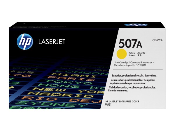 HP HP 507A Gelb LaserJet Tonerpatrone (CE402A)