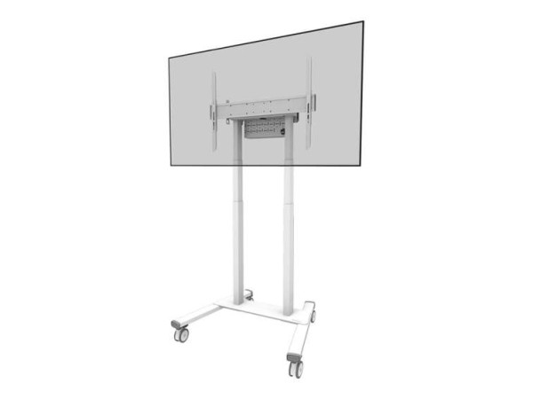 NEOMOUNTS motorisierter Bodenständer für 55-100" Bildschirme - Weiß FL55-875WH1
