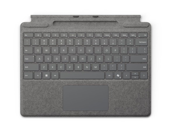 MICROSOFT Surface Pro Type Cover - Keyboard w/ PenStor - QWERTY - Platinum 8XB-00192