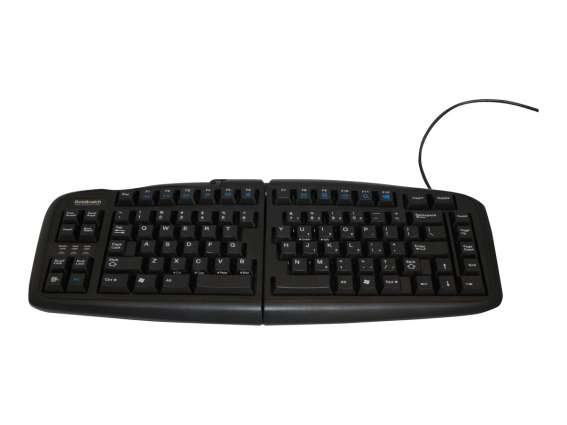 BAKKERELKHUIZEN Goldtouch Adjustable V2 Split-Tastatur Schwarz, UK Die ergo BNEGTBUK