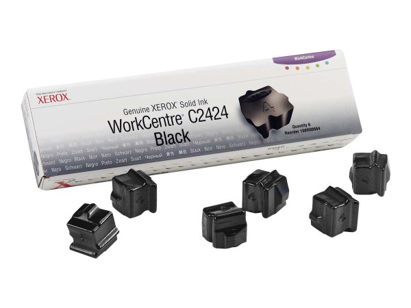 XEROX Genuine Xerox WorkCentre C2424 6 Schwarz feste Tinten 108R00664