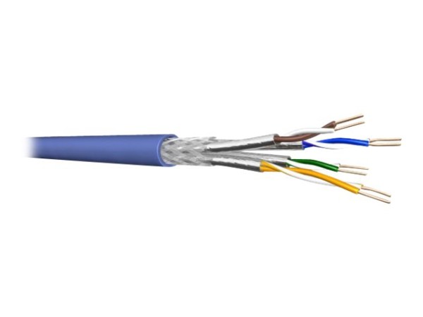 DRAKA DRAKA Installationskabel "UC LR22", Kat.7, S/FTP, 500 m blau (RAL 5034) Kabellösung für größere Reic