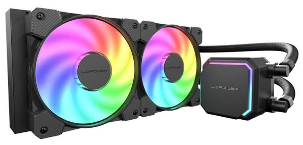 LC-POWER LC-POWER Cooler LC-CC-240-B-ARGB All-in-One-Flüssigkeitskühler