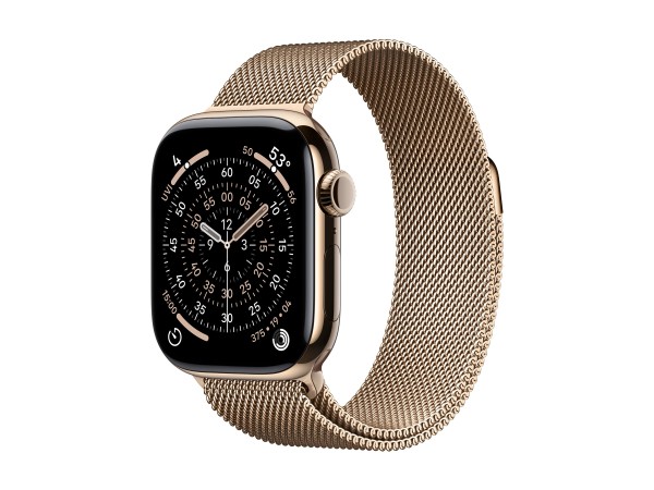 APPLE APPLE Watch S11 Titan Gold Cellular 42mm (Milanaise Armband gold)