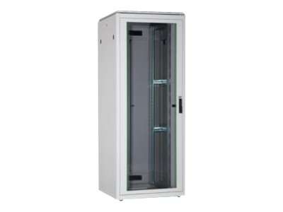 DIGITUS Netzwerkschrank 42HE 800x800mm, schwarz, Unique DN-19 42U-8/8-B-1