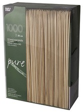 PAPSTAR Schaschlikspieße "pure", aus Bambus, Länge: 200 mm
