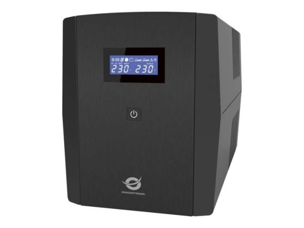 CONCEPTRONIC ZEUS UPS 1200VA 720W IEC+Schuko Socket ZEUS03EMP