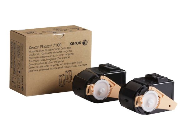 XEROX Phaser 7100 2er Pack Magenta Tonerpatrone 106R02603
